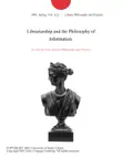 Librarianship and the Philosophy of Information. synopsis, comments
