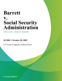 barrett v. social security administration book cover image