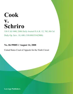 cook v. schriro book cover image