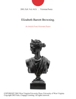 elizabeth barrett browning. imagen de la portada del libro