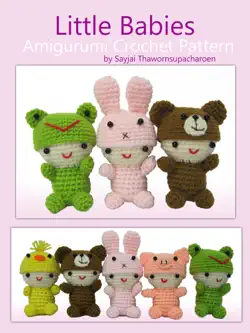 little babies amigurumi crochet pattern book cover image