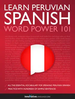 learn peruvian spanish - word power 101 book cover image