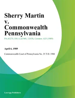 sherry martin v. commonwealth pennsylvania book cover image