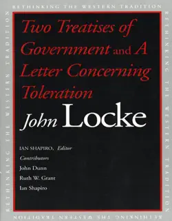 two treatises of government and a letter concerning toleration book cover image