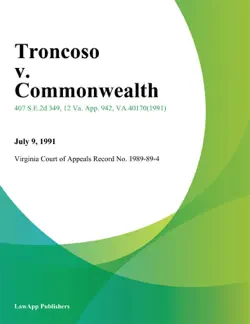 troncoso v. commonwealth book cover image