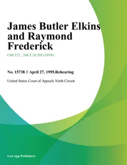 james butler elkins and raymond frederick imagen de la portada del libro