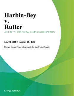 harbin-bey v. rutter book cover image
