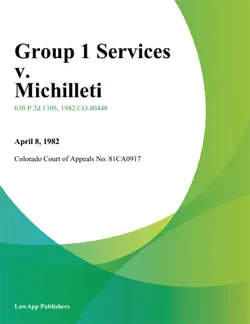 group 1 services v. michilleti book cover image