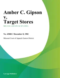 amber c. gipson v. target stores book cover image