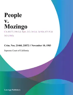 people v. mozingo book cover image