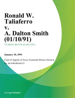 ronald w. taliaferro v. a. dalton smith book cover image