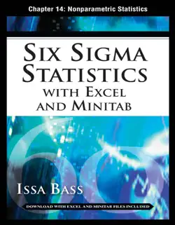 six sigma statistics with excel and minitab, chapter 14 - nonparametric statistics book cover image
