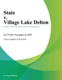 state v. village lake delton imagen de la portada del libro
