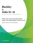 Buckley v. John Et Al. synopsis, comments