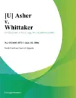 Asher v. Whittaker synopsis, comments