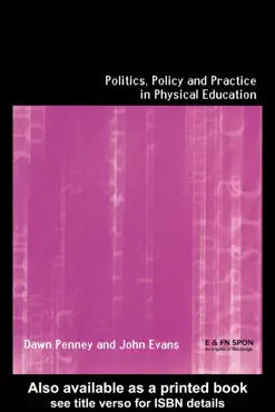 politics, policy and practice in physical education book cover image