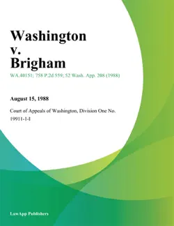 washington v. brigham book cover image