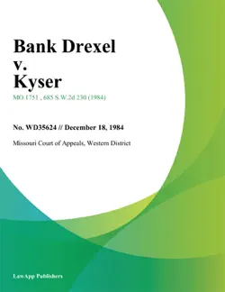 bank drexel v. kyser book cover image