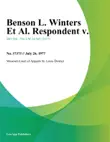 Benson L. Winters Et Al. Respondent V. synopsis, comments