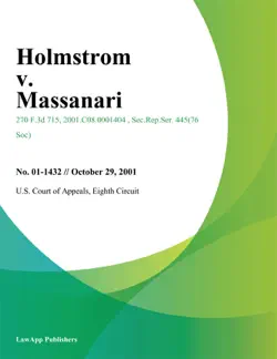 holmstrom v. massanari book cover image