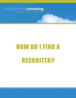 how to find a recruiter book cover image