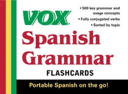 vox spanish grammar flashcards book cover image