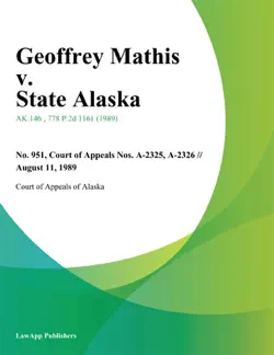 geoffrey mathis v. state alaska book cover image