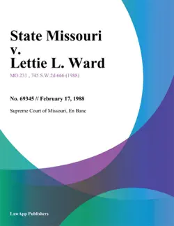state missouri v. lettie l. ward book cover image