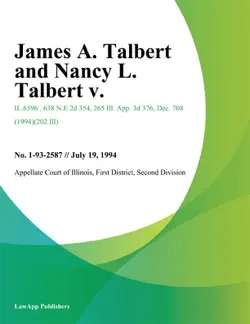 james a. talbert and nancy l. talbert v. imagen de la portada del libro