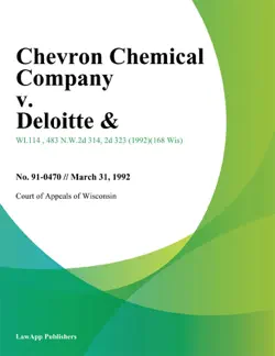 chevron chemical company v. deloitte book cover image