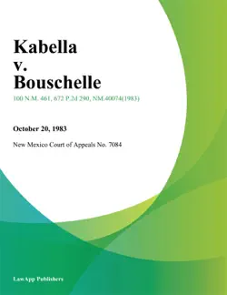 kabella v. bouschelle book cover image