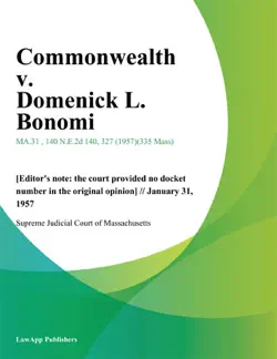 commonwealth v. domenick l. bonomi book cover image