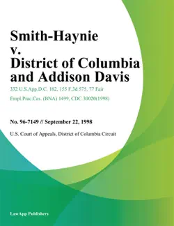 smith-haynie v. district of columbia and addison davis book cover image