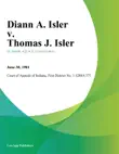 Diann A. Isler v. Thomas J. Isler synopsis, comments
