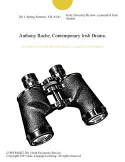 anthony roche, contemporary irish drama. book cover image