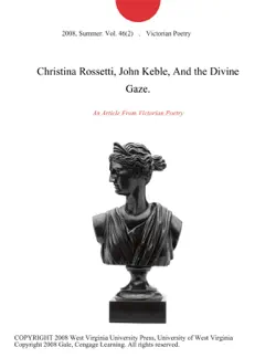christina rossetti, john keble, and the divine gaze. imagen de la portada del libro