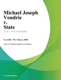 michael joseph voudrie v. state book cover image