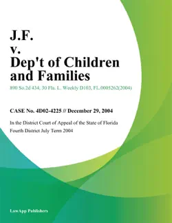 j.f. v. dept of children and families book cover image