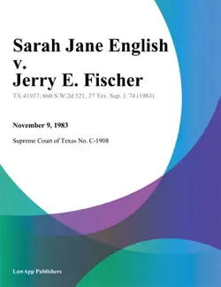 sarah jane english v. jerry e. fischer book cover image