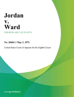 jordan v. ward book cover image