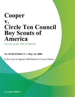 cooper v. circle ten council boy scouts of america book cover image