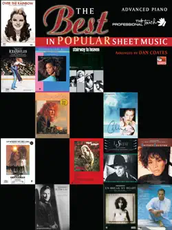 the best in popular sheet music book cover image