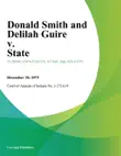 Donald Smith and Delilah Guire v. State synopsis, comments