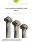 Telling Mark's Story of the Passion (Theology Studies) sinopsis y comentarios