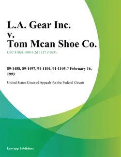 l.a. gear inc. v. tom mcan shoe co. book cover image