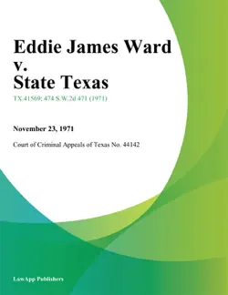 eddie james ward v. state texas book cover image