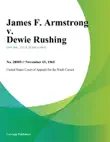 James F. Armstrong v. Dewie Rushing synopsis, comments