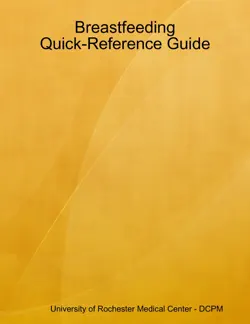 breastfeeding quick-reference guide book cover image