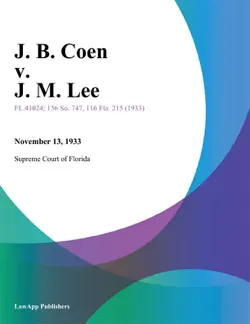 j. b. coen v. j. m. lee book cover image