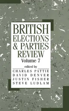 british elections and parties review book cover image